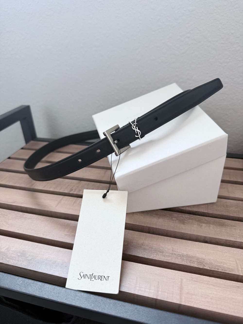 YSL Cassandre belt